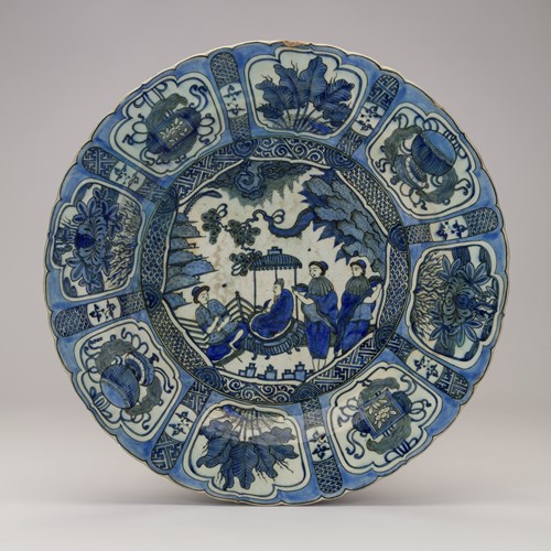 Safavid Blue-and-White Charger